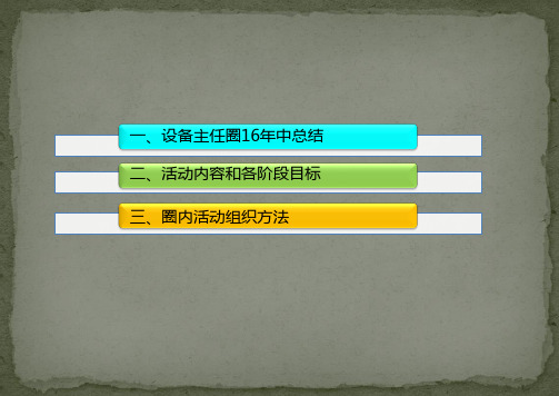 2016上半年设备工作总结