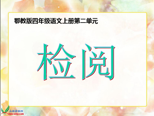人教版三年级下《检阅》课件PPT