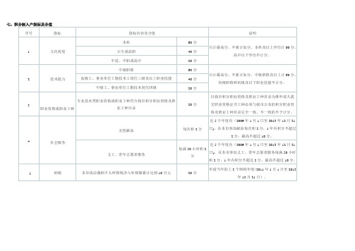 广州南沙积分入户资料
