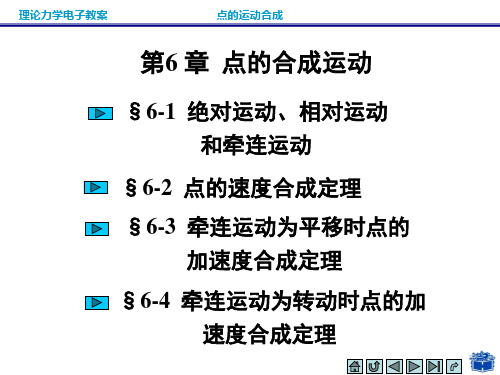 第6章 点的合成运动理论力学