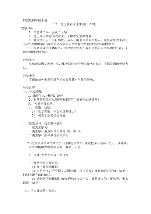 变幻多彩地球