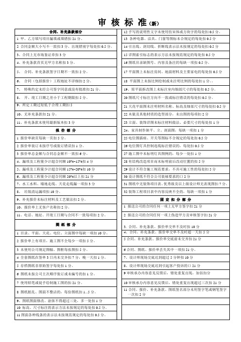图纸审核标准(新)