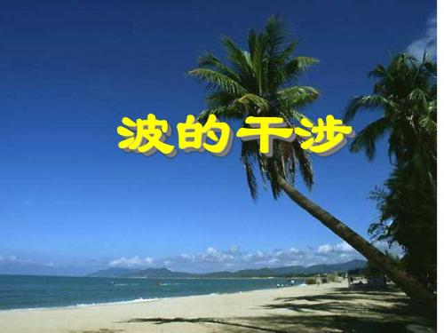 高二物理波的干涉2