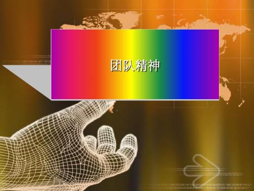团队精神(1)-团队建设培训教材
