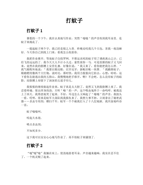 打蚊子-专业文档!
