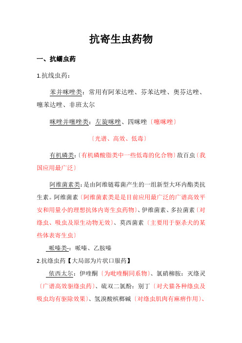 抗寄生虫药物ea