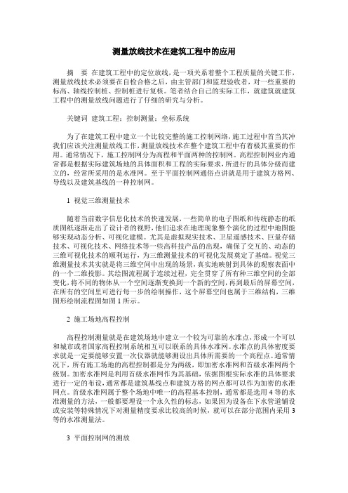 测量放线技术在建筑工程中的应用