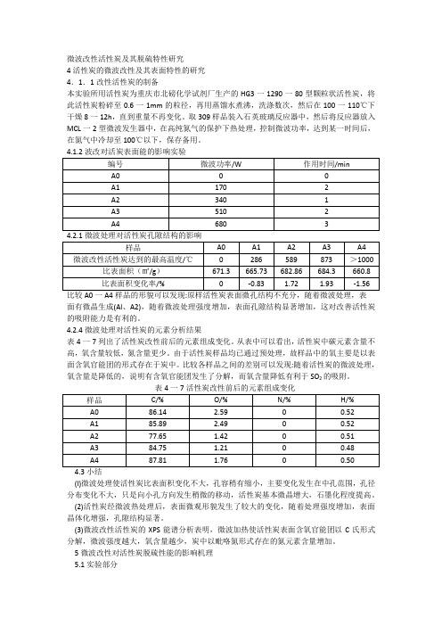 微波、活性炭