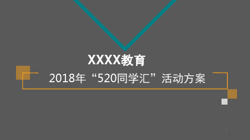 招生方案参考PPT
