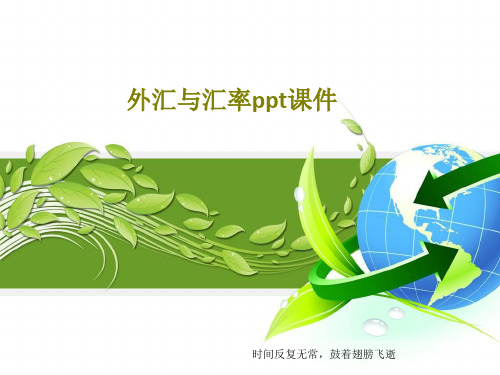 外汇与汇率ppt课件共46页文档