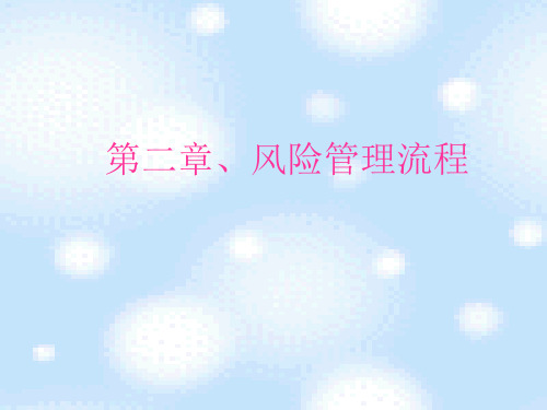 HSE风险管理第二章、风险管理流程