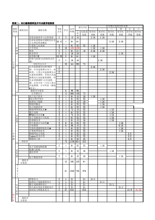 2013级物联网应用技术方向20130113