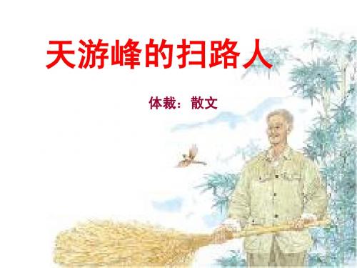 天游峰的扫路人(第2课时)