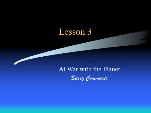 完整版Atwarwiththeplanet课件精读6第三课