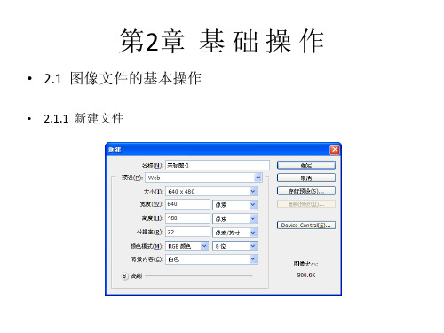 PhotoshopCS中文版实例教程基础操作