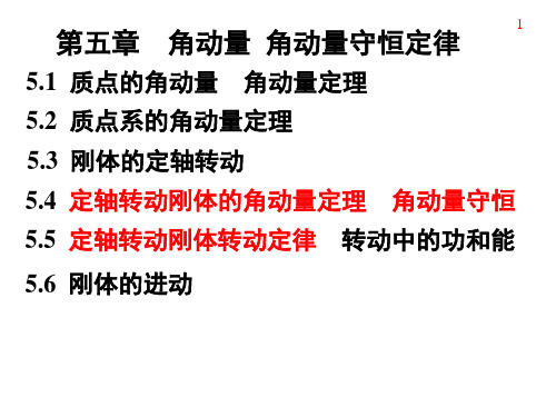 哈工大理论力学第5章角动量资料