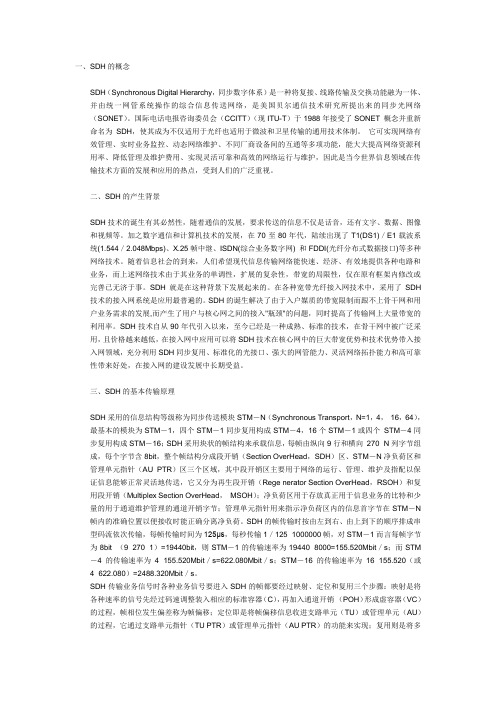 SDH的概念