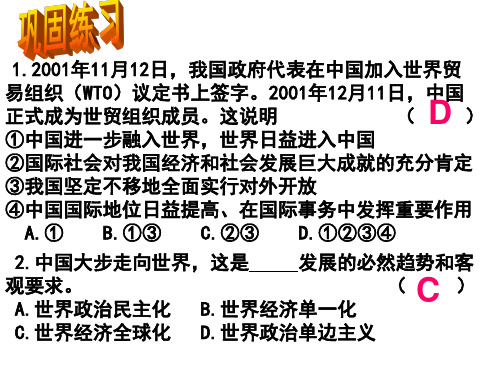 《抓住机遇,迎接挑战》课件