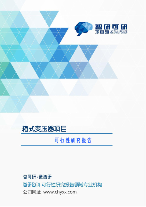 箱式变压器项目可行性研究报告