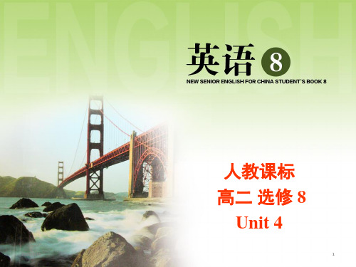 人教课标版高中英语选修8Unit4Warming up   (共20张PPT)