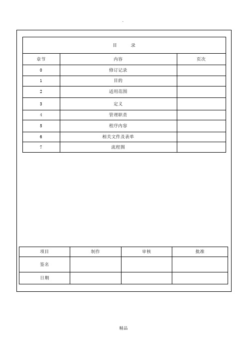 EHS管理组织架构及岗位职责