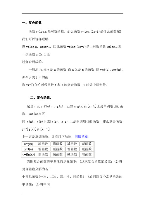 基本初等函数--复合函数