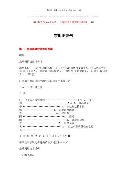 【优质文档】宗地图范例-精选word文档 (6页)