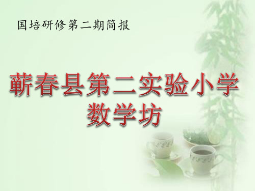 数学组简报