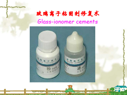 玻璃离子粘固剂修复术