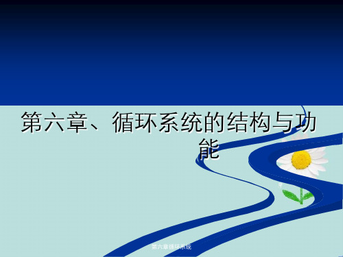 第六章循环系统