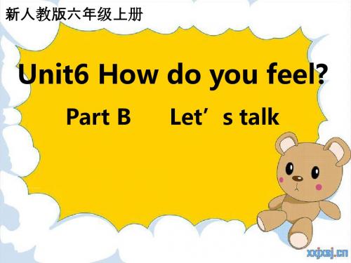 Unit6 How do you feel PartB lets talk