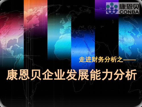 企业发展能力分析案例
