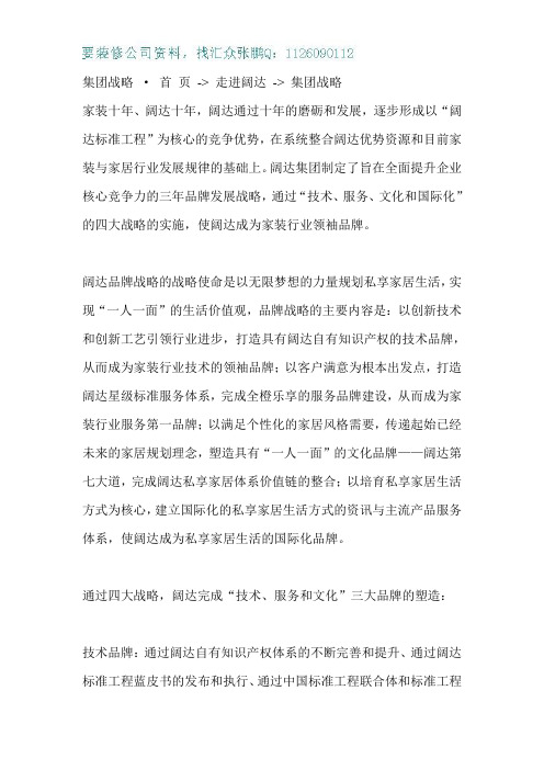 集团战略