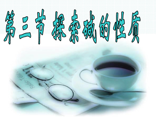 1.3.探索碱的性质1