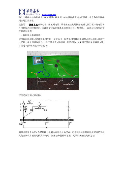 大楼接地系统接地电阻测量方式