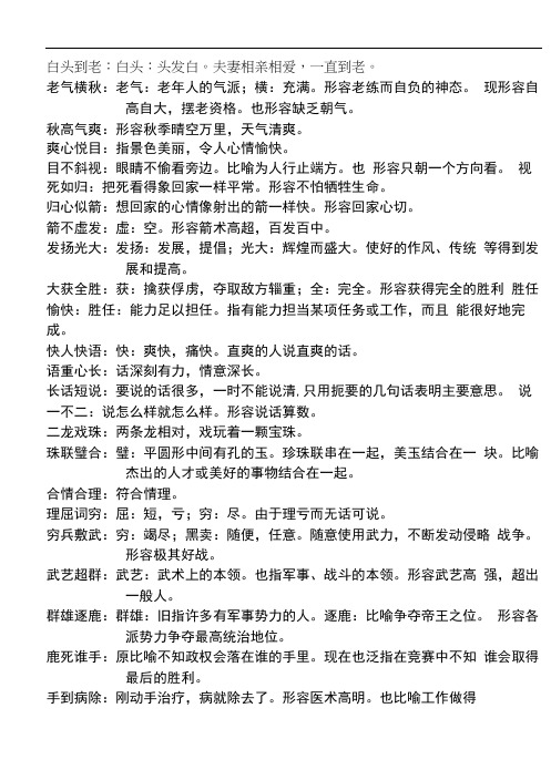 白字龙成语解释