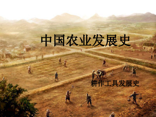 古代耕作工具的发展