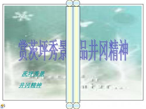 井冈山精神ppt
