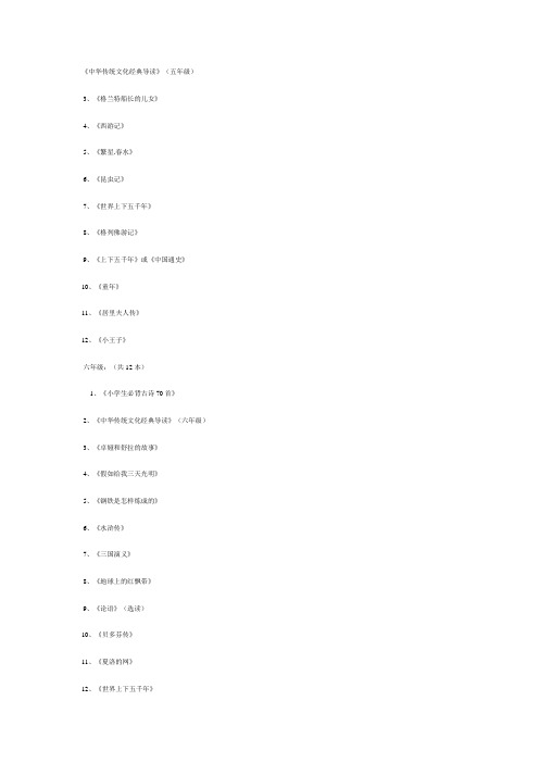 中华传统文化经典导读