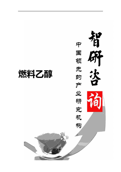 2016-2022年中国燃料乙醇市场全景调查与投资战略咨询报告