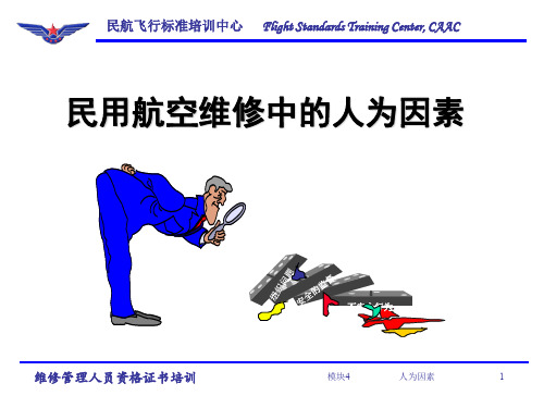 民用航空维修中的人为因素-维修管理人员人素培训共218页文档