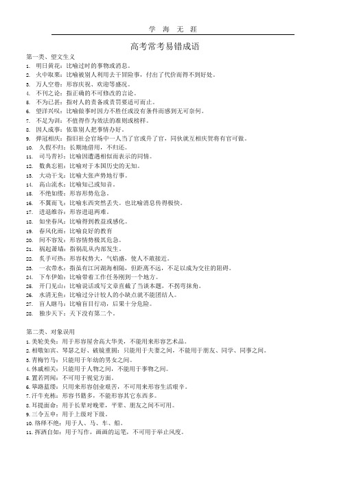高考常考易错成语.pptx