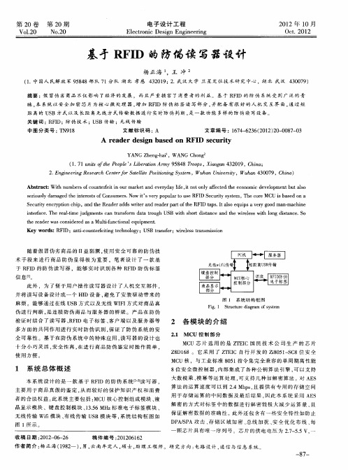 基于RFID的防伪读写器设计