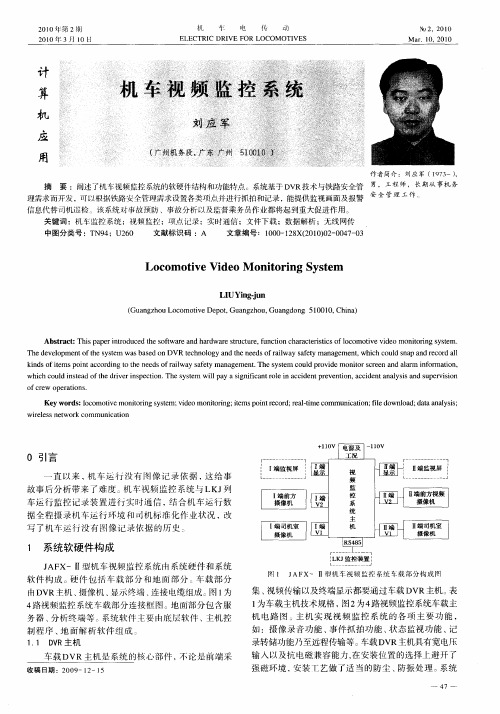 机车视频监控系统
