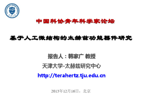 太赫兹科学与技术