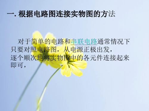 电路图和实物图的转换PPT教学课件