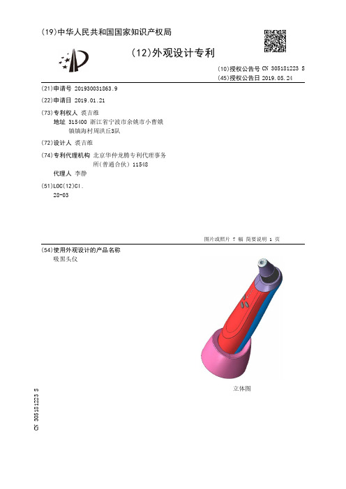 吸黑头仪_CN305181223S