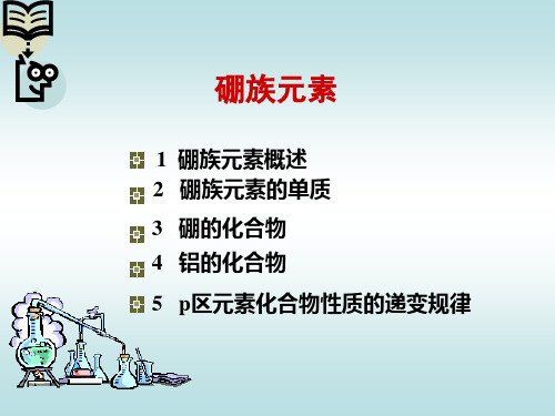硼族元素 PPT教程  【优秀课件】元素化学 大学化学化工专业资料
