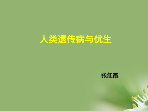 人类遗传病与优生ppt8 人教版精选教学PPT课件