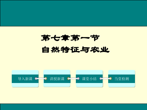 人教八下第七章第一节 南方地区的自然特征与农业课件共18张PPT